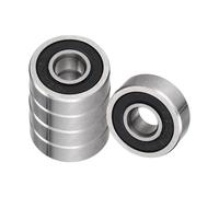 Kozelo 5Pz Cuscinetto a Sfere a Gola Profonda 605Rs - [5mm x 14mm x 5mm] Cuscinetto con Singolo Scudo per Attrezzature Industriali, Motori, Macchine, in Acciaio Inossidabile