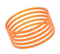 Kozelo 5pz MB340 Cinghie Motore Standard Macchine Cucire - [340mm Circonferenza x 4mm Spessore ] Cinghia Trasmissione Poliuretano per Macchine Cucire Elettriche Singolo Dente Arancione