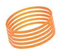 Kozelo 5pz MB350 Cinghie Motore Standard Macchine Cucire - [350mm Circonferenza x 4mm Spessore ] Cinghia Trasmissione Poliuretano per Macchine Cucire Elettriche Singolo Dente Arancione