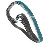 Kozelo 6 pcs Cinture Di Levigatura 2 x 48 Pollici Grana 80 Cintura Abrasiva In Zirconia Carta Smerigliatrice Per Smerigliatrice A Nastro Macinazione Metalli Rimozione Ruggine