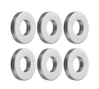 Kozelo 6Pezzi Cuscinetti A Rullini A Spinta NTA613 - [Foro 3/8" x Diametro Esterno 13/16" x Spessore 5/64"] Cuscinetto Con Rondelle In 65Mn Per Attrezzature Di Trasporto, Acciaio Al Cromo