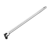 Kozelo Breaker Bar, 45,7 cm Lunghezza 1/2 Pollice Drive Wrench Extender Tool Extra Lungo 180 ° Flex Testa Interna Anello Anello di sicurezza Presa CR-V Acciaio Argento zigrinato Maniglia