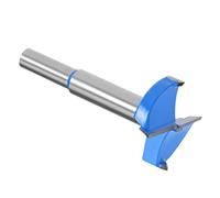 Kozelo Forstner Trapano Punta - 38mm Tungsteno Metallo Duro Trivella Apri per Legno Mobili Cerniera Lavorazione Legno Uso, Rotondo Gambo, Scuro Blu