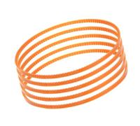 Kozelo MB520 Cinghie Motore Standard Macchine Cucire - [520mm Circonferenza x 4mm Spessore ] Cinghia Trasmissione Poliuretano per Macchine Cucire Elettriche Singolo Dente Arancione