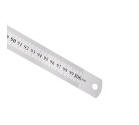Kozelo Righello in Acciaio Inossidabile - [1m/40" x 1,1"] Strumenti Misurazione Metallo Bordo Dritto a Doppia Lettura per Uso Progettazione Architettonica