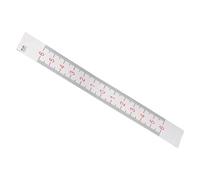 Kozelo Righello per Trovare Il Centro - [60mm-0-60mm] Nastro Adesivo in Alluminio per Centratura con Fori Fissi per Misurare Simmetria Legno Artigianato Tessuti, Partendo Dal Centro