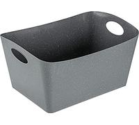 Koziol BOXXX, Scatola di immagazzinaggio, organizzatore, Contenitore, Lavanderia, plastica, Materiale, Grigio Natura Riciclata