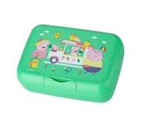 Koziol Candy L PEPPA PIG POP - Contenitore per il pranzo, con vassoio divisorio, chiusura a clip, per bambini, in plastica biocircolare, infrangibile, lavabile in lavastoviglie, scuola, asilo, kita