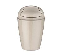 KOZIOL Cestino Pattumiera Gettacarte Piccolo da Bagno DEL XS 24cm 2L Sabbia Plastica 100% Riciclata