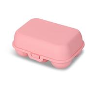 Koziol EGGS TO GO MINI - Contenitore per uova per 6 uova, in plastica biocircolare, impilabile, lavabile in lavastoviglie, cucina, casa, campeggio (rosa dolce)