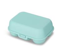 Koziol EGGS TO GO MINI - Contenitore per uova per 6 uova, in plastica biocircolare, impilabile, lavabile in lavastoviglie, cucina, casa, campeggio (verde dolce)