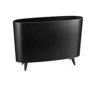Koziol Milano Solid Nero Portariviste, PVC, 12 x 45.7 x 31.5 cm