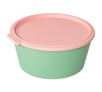 Koziol NORA BOX 2,2 l ciotola con coperchio (verde medio/rosa dolce)
