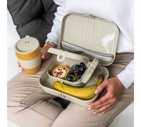 Koziol pascal set pronto per il pranzo con posate 4 pezzi natura sabbia del deserto