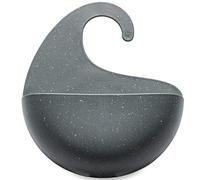 Koziol, Piatto, Cestino, Utensili da Bagno, mensola Doccia, con Gancio, Grigio Frassino Riciclato, XL