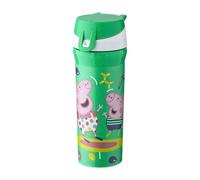 Koziol STAN 0,5 PEPPA PIG POP borraccia 500 ml | per bambini | plastica biocircolare, robusta, leggera, riutilizzabile, lavabile in lavastoviglie | scuola, asilo, kita (verde primavera)