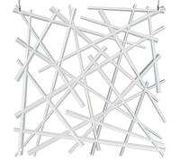 Koziol STIXX Set di 4 elementi decorativi | con ganci | Divisorio per stanze, decorazione per finestre, protezione della privacy | Plastica, modulare, stabile, facile da pulire | Soggiorno, ufficio