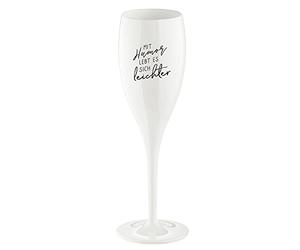 Koziol Superglas 100 ml con stampa CHEERS N. 1 MIT HUMOR