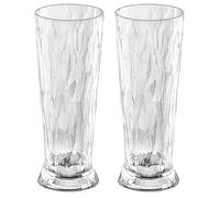 Bicchiere di grano Koziol super gLass CLUB No. 11 set di 2 500 ml cristallino
