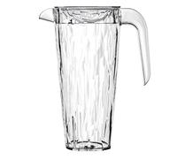 Koziol Superglas CLUB Pitcher, 1,5 l, caraffa con tappo, infrangibile, in plastica trasparente effetto cristallo, elegante e resistente, per acqua, tè freddo, cocktail e buffet