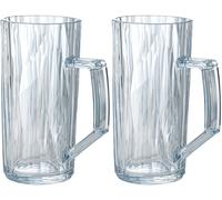 Koziol superglass club no. 26 set di 2 500 ml cristallino