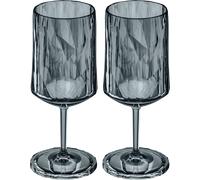 Koziol superglass club no. 4 set di 2 300 ml grigio trasparente