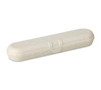 Koziol Twist - Portaposate senza posate, portaposate to go, contenitore per posate da esterno, per campeggio, viaggio | Imballaggio riutilizzabile per posate, portaposate, portaposate (Nature Desert