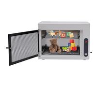 Kozivmo Sterilizzatore UV LED per disinfezione a 2 strati, sterilizzatore per manicure ad alta temperatura con impostazioni timer, 220 V, armadio UV a due strati, per salone di bellezza