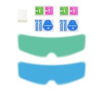 KOZOY Pellicola anti-appannamento per casco, 1 pezzo anti nebbia + 1 pellicola protettiva antipioggia, universale, impermeabile, trasparente, per caschi completi e caschi aperti