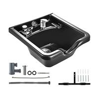 KOZWAY Lavandino della Ciotola Shampoo Nero Addominali Salone di plastica e Spa for Capelli spazzolino for Salone Attrezzatura for Capelli for Capelli for Il Bagno for la casa