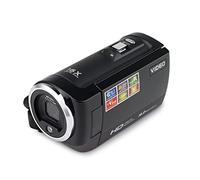 KOZWAY Videocamera Camcorder Video Camera HD Video Camera 2.7 inch LCD. Screen 16x Zoom Digital Anti-Shake Mini Camcorder Camara Digital Professional (Size : with 32GB SD Card, Color : Noir)