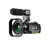 KOZWAY Videocamera Videocamera videocamera 4K, AC3 IR IR Night Vision WiFi Digital Vlogging Camera Professionale professionale, Vlogging Tuber Vlogging Full HD (Color : Bundle A)