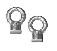 KP-3 COPPIA OCCHIELLI FISSAGGIO CARICO BAGAGLI BARRE FURGONE AUTO CANALINE a T