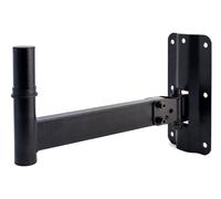 KP560 Robusto supporto in acciaio tubolare a parete per casse acustiche Nero