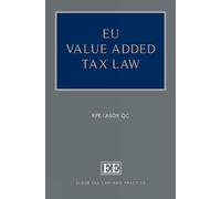 KPE Lasok EU Value Added Tax Law (Copertina rigida)