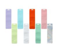 Kpeaoy Sacchetti vuoti per penne, 100 pezzi, trasparenti, sigillabili, con chiusura a zip, con foro per appendere, Colori misti, One Size, Stile unico