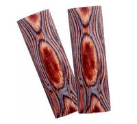 KPHYMOD 2 Pacchetto Legno Coltello Maniglia Materiale Fai Da Te Stratificato Colore Ingegnerizzato Legno Vuoti Tiro Con L'arco Impugnatura & Maniglia Scala Artigianale(Brown,120X40X10MM)