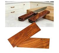 KPHYMOD 2 Pacchetto Legno Coltello Maniglia Materiale Fai Da Te Stratificato Colore Ingegnerizzato Legno Vuoti Tiro Con L'arco Impugnatura & Maniglia Scala Artigianale(4.72X2.24X0.33inch)