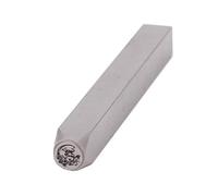 KPHYMOD Timbri Metallici Kit per Stampaggio Metalli Modelli di Caratteri Cinesi Timbri in Acciaio per Gioielli Pelle Legno Forniture Artigianali per Intaglio Artigianale(1 PCS-10)