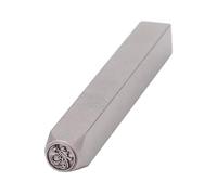 KPHYMOD Timbri Metallici Kit per Stampaggio Metalli Modelli di Caratteri Cinesi Timbri in Acciaio per Gioielli Pelle Legno Forniture Artigianali per Intaglio Artigianale(1 PCS-1)