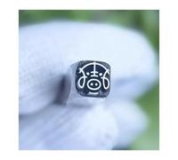 KPHYMOD Timbri Metallici Timbri Professionali con Lettere in Metallo, Modello Zodiacale Cinese, Set di Punzoni in Acciaio per Gioielli in, Pelle, Legno, Intaglio Artigianale(Pig,5MM)