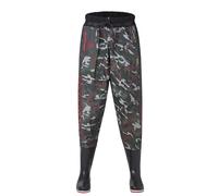 KPHYMOD Waders Pesca Wader da Pesca con Stivali Isolati, Wader da Caccia Leggeri con Stivali da Pesca per Uomini E Donne(Black,40 EU)