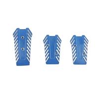 KPLYDSASTD 3Pcs/Set Pedali Poggiapiedi Manuale for Auto Pedali dell'acceleratore Pedale del Freno Pedali della Frizione Regolatore del Carburante da Corsa Pedale(Blue 3MMA)