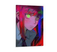 KPOKAHT Poster a tema anime, stampa artistica su tela, motivo: Chainsaw Man Devil Makima, poster decorativo per la casa, stile moderno, 20 x 30 cm