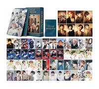 Kpop Ateez Lomo Cards 55 pezzi Ateez GOLDEN HOUR Album Lomo Carte Ateez Merch Photocards Set Kpop Ateez Carte Photo Regalo dei fan
