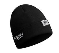 KPOP Berretti a Maglia, Stray Kids Cappello a Maglia Nero, Berretto a Maglia Moda Giovanile, Bangchan Felix Hyun-Jin Same Cappello a Maglia, Unisex, Ricami, Adatto per Adulti e Bambini