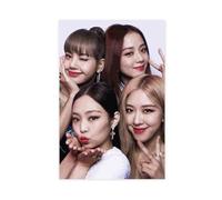 Kpop Blackpink Poster 50 su tela, decorazione per camera da letto, sport, ufficio, camera da letto, regalo, senza cornice, stile 20 x 30 cm