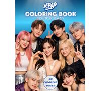 KPop Coloring Book: Bold and Easy K-Pop Idol Coloring Pages with Stylish Performers, Fashion, and Fun Music Scenes