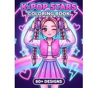 KPop Coloring Book: Fun And Stylish Designs Featuring Cute Characters, Trendy Outfits, And Performance-Inspired Pages For Young Fans