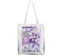 Kpop Demon Borsa in Tela Stampata Semplice e Creativa, Borsa a Tracolla Riutilizzabile, Shopper Bag, Tote Bag, per Fare Shopping, Viaggiare, Festeggiare, Regalo per Amanti del Kpop, 33 x 37 cm (P）